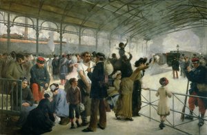 Wyjazd, Gare DAusterlitz, Paryż, 1883
